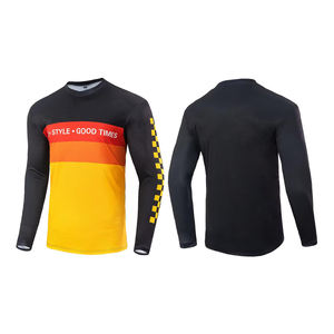 Maillot de cyclisme de course VTT respirant sans coutures de haute qualité, tenue de cyclisme professionnelle, OEM ODM, vente en gros, personnalisé, 100% polyester - Product Image 4