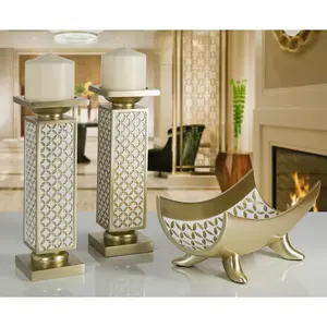 Cuenco de Metal Hecho a Mano de Lujo para Decoración de Interiores Premium, Elegante Cuenco Decorativo de Metal para un Estilo Moderno en el Hogar, Seguro - Product Image 3