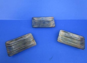 Bandeja de Servir Rectangular Tallada en Cuerno de Búfalo Natural de ILAHI, Pulida, Ecológica, Sostenible, de un Solo Nivel, Diseño Moderno, 6-10L - Product Image 5