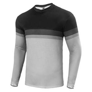 Wholesale Polyester Sublimation BMX Jersey <b>Shirts</b> Long Sleeve Motocross Clothing for Adults Waterproof Breathable Low Price - Product Image 2