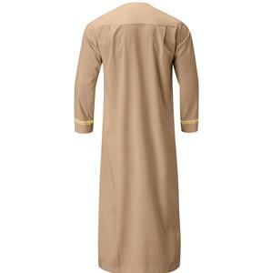 ชุดคลุมอิสลามแบบพิมพ์ลายสวยงาม กาตาร์ คูเวต คาฟตัน ยาวคลุมเท้า สำหรับฮัจญ์ อุมเราะห์ และละหมาด ระบายอากาศได้ดี - Product Image 2