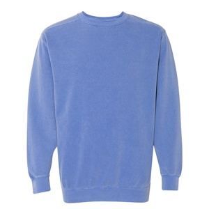 Sudadera Unisex de Manga Larga con Cuello Redondo y Logotipo Bordado, Sudadera con Estampado Personalizado en Color Sólido para Otoño - Product Image 1