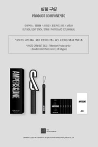 แท่งไฟ AMPERS&ONE OFFICIAL LIGHT STICK แท่งไฟ LED สำหรับแฟนคลับคอนเสิร์ต สินค้าเคป๊อป โปสการ์ด โปสเตอร์ ของขวัญรุ่นลิมิเต็ด - Product Image 5