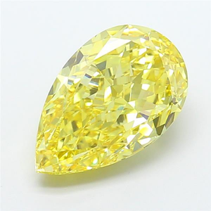 Diamant Jaune Vif Fantaisie Certifié IGI, Type CVD 2A, Qualité Supérieure, Cultivé en Laboratoire, Haute Brillance, Éclat Exceptionnel pour Bijoux - Product Image 1