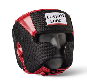 Protège-tête de boxe en cuir 2026, nouveau design simple, réglable, pour l'entraînement, prix de gros, personnalisable à prix abordable - Product Image 1