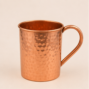 Pure Copper Moscow Mule Mug Hammered Finish Authentic Solid Copper Drinking <b>Cup</b> for Cocktail Beer and <b>Cold</b> Beverages - Product Image 5
