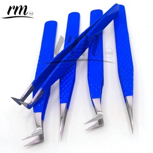 แหนบต่อขนตา RMI Royal Blue Professional รุ่น Diamond Grip ปลายแหลม ผลิตจากเหล็กกล้าคุณภาพสูง ใช้งานได้ยาวนาน - Product Image 4