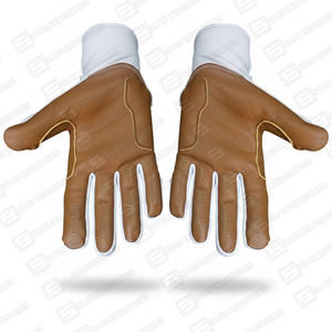 ถุงมือเบสบอลแบบมืออาชีพที่ปรับแต่งได้ของ Syed Sarfraz Industries ทำจากหนังแท้แบบแยกส่วน ปิดนิ้วเต็มรูปแบบ สำหรับตำแหน่งสั้นสต็อป ซ้าย-ขวา - Product Image 2