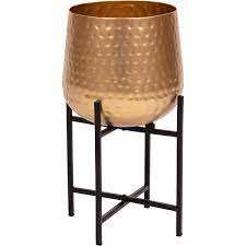 Support de fleurs en métal design pour plantes d'intérieur/extérieur, pot de présentation classique pour salon et chambre à coucher, vente en gros - Product Image 5