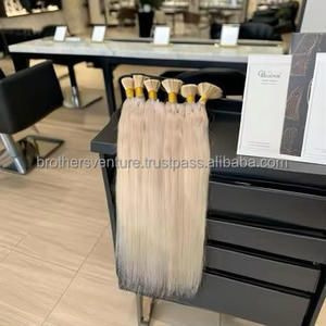 Extensions de cheveux vierges 100% cheveux vietnamiens bruts, cheveux alignés sur les cuticules, colorés - Product Image 3