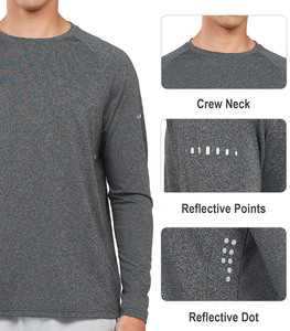 Top Quality Heavyweight Men's T-<b>Shirts</b> Drop Shoulder Long Sleeve T-<b>Shirt</b> <b>100</b>% <b>Polyester</b> Casual Relaxed Fit T <b>Shirts</b> For Men - Product Image 5