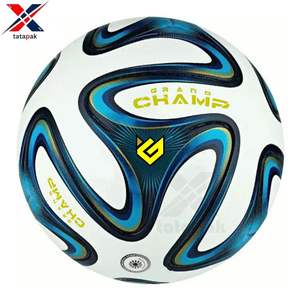 Ballon de football d'entraînement durable, vente en gros, personnalisable avec logo, cousu main, résistant à l'eau, écologique - Product Image 6