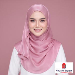 Pañuelo Hijab Personalizado Zimmy Choo, Pañuelo para la Cabeza con Sensación de Seda Suave, Fabricante Textil OEM ODM Personalizado - Product Image 4