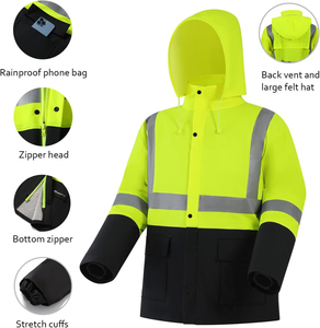Vêtements de randonnée imperméables professionnels pour l'extérieur, fournisseur de vêtements de pluie avec logo personnalisé - Product Image 2