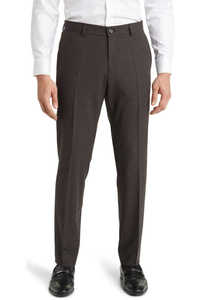 Pantalones de Traje de Hombre de Cintura Alta, Casuales de Negocios, Personalizables, de Lana Elástica, Corte Recto, con Cremallera, Calidad Mayorista - Product Image 2