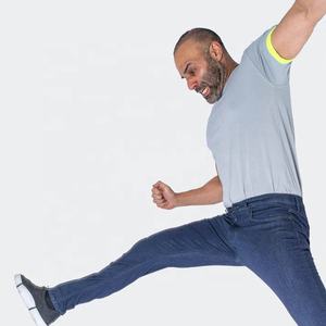 Jeans pour hommes Pantalons bleu Paris Pantalons en denim skinny personnalisés à la mode et extensibles - Product Image 6