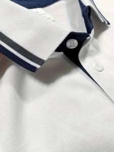 เสื้อเชิ้ตผู้ชายปักโลโก้ตามสั่ง สำหรับใส่ลำลองช่วงฤดูร้อน แขนสั้น ผ้าถัก ระบายอากาศดี สินค้าขายดี - Product Image 4