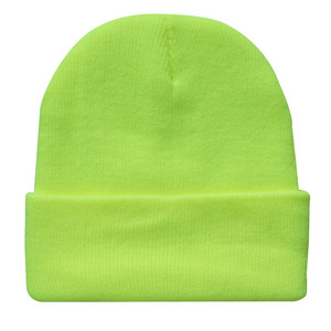 Bonnet en tricot unisexe personnalisé en acrylique respirant et imperméable, style Y2K, broderie, motif uni, style streetwear, adulte, hiver - Product Image 4