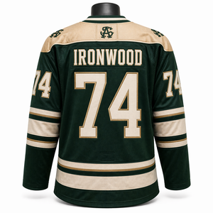 Men’s Custom Hockey Jersey Pro Weight <b>Polyester</b> Mesh Breathable Team Uniform Embroidered Ice Hockey <b>Shirt</b> - Product Image 5