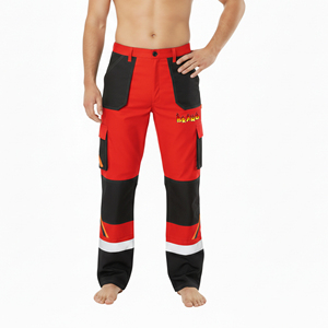 Pantalon de sécurité réfléchissant haute visibilité OEM, imperméable et coupe-vent, pour les travailleurs du bâtiment, du transport routier et des travaux en extérieur - Product Image 1