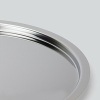 Tomatto Italian 14 cm Couvercle de cuisson en acier inoxydable AISI 430 de qualité supérieure, épaisseur 0,6 mm, poli miroir, avec poignée en fil métallique, compatible four, écologique