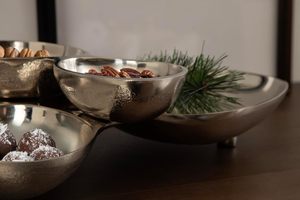 restaurant <b>serving</b> <b>platter</b> set catering <b>serving</b> tray with bowls <b>buffet</b> <b>serving</b> tray stainless steel multipurpose <b>serving</b> set - Product Image 3