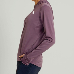 Camiseta Deportiva Casual para Mujer, con Capucha, Manga Corta, Secado Rápido, Transpirable, Lisa, con Logotipo, Corte Regular, Tejido de Algodón Orgánico - Product Image 2