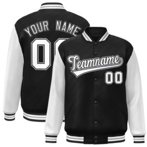 Veste de baseball brodée personnalisée pour hommes et femmes, veste bomber personnalisée avec nom et numéro d'équipe - Product Image 6