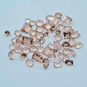 8มม. 12มม. 16มม. 20มม. IGI ได้รับการรับรองจากลูกพีชมอร์แกไนต์ธรรมชาติขนาดฟรีและพลอยรูปร่างผสมสำหรับเครื่องประดับอัญมณีมีค่าจัดการจำนวนมาก - Product Image 4