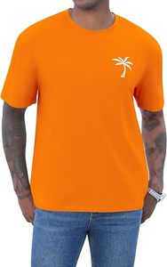 Heavy Weight 100% Cotton Oversized T-Shirt Men 220 Grams Shoulder Custom Printing Hip Hop Plus Size 100% Cotton Blank Boxy Men's - Product Image 3