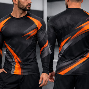 New Style Men Rash Guards For Online Sale Customized Color & Size Long Sleeves Men Rash Guards - Product Image 2