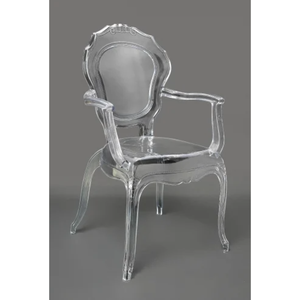 เก้าอี้ใสทรงปริซึม น้ำหนักเบา เหมาะสำหรับร้านอาหาร โรงแรม และคาเฟ่ - Product Image 3