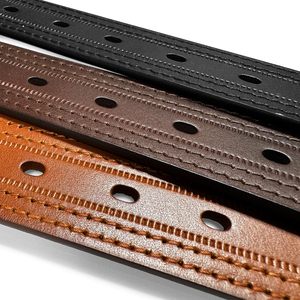 Cinturón de Cuero para Hombre con Acabado Elegante y Ajuste Regulable, Perfecto para Vestimenta Formal, Casual y Uso Diario, Diseño de una Sola Pieza - Product Image 6
