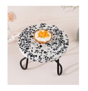 Antique Round Wooden and <b>Marble</b> Printed Design Royal <b>Cakes</b> <b>Stand</b> Manufacturer Wholesaler <b>Cake</b> <b>Cake</b> <b>Stand</b> Home & Decoration - Product Image 2