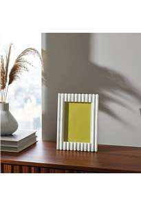 กรอบสีขาวด้านลายหยักแบบเอเจียน - Product Image 4