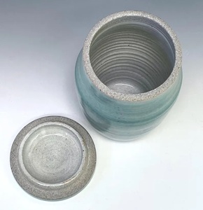 Vintage Inspired <b>Storage</b> Canister Ribbed Texture Secure Lid Moisture Protection Durable Finish <b>Kitchen</b> Counter Organizer - Product Image 2