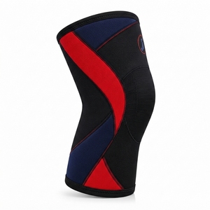 Genouillère de soutien athlétique de qualité supérieure, tissu extensible doux, construction respirante, ajustement confortable et compressif pour l'entraînement - Product Image 2