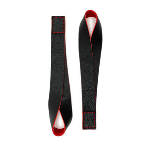 Correas de Cuero Premium para Levantamiento de Pesas, Powerlifting y Entrenamiento de Fuerza, Soporte Resistente y Ajustable - Product Image 6