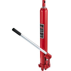 3 Tons/6600 Lbs Capacity Hydraulic Long Ram Jack Single Piston Pump Clevis Base Manual Cherry Picker Handle Electric <b>Hoist</b> - Product Image 1