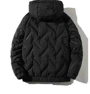 Chaqueta acolchada con capucha para hombre, diseño grueso y aislante, cálida y ligera para protección contra el frío en invierno, chaquetas para hombre - Product Image 5