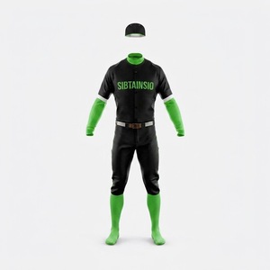Conjuntos de Uniformes de Béisbol OME Service, Uniformes de Softbol de Color Sólido, Kits Completos, Paquete de Uniformes de Béisbol para Clubes, Talla Adulto - Product Image 4