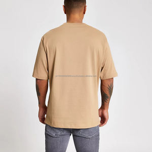 Camiseta de Hombre con Hombros Caídos, Precio Económico, Transpirable, Hecha a Medida, de Venta Caliente, Cómoda, a la Moda - Product Image 3