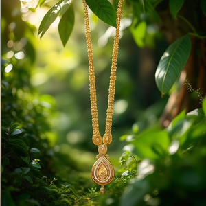 ชุดสร้อยคอยาวสไตล์ราชวงศ์ เครื่องประดับชั้นดี 11058746GL - Product Image 3
