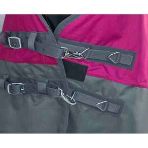 Couverture d'équitation pour cavalier professionnel, design anatomique ajusté, sous-couche antidérapante, rembourrage doux, coussin de soulagement de la pression. - Product Image 3