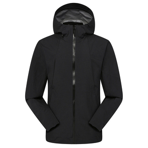 Veste coupe-vent softshell unisexe personnalisée OEM, haute qualité, réversible, à capuche, coupe-vent standard, tissu tricoté, écologique - Product Image 3