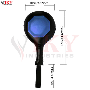 Cible de frappe double face OEM ODM noire et bleue pour arts martiaux, pour la vente en gros - Product Image 3