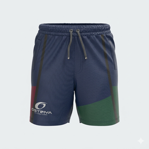 Shorts de sport pour hommes à prix abordable, style décontracté, taille mi-haute, respirants, avec logo personnalisé sur le devant, couleur unie, légers - Product Image 2