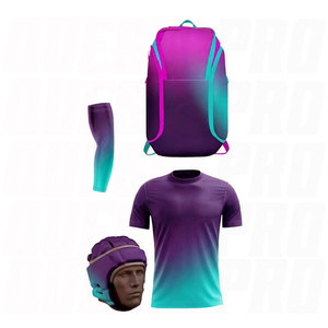 Uniforme de Fútbol Americano Juvenil Reversible Personalizado al por Mayor para Equipos 7 contra 7, Paquete de Oferta Especial 7v7 que Incluye Camisetas y Pantalones Cortos - Product Image 4