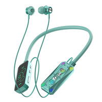 BT Neckband earbud nirkabel Model terbaru dengan baterai Bass yang ditingkatkan Display harga grosir untuk pesanan jumlah besar olahraga