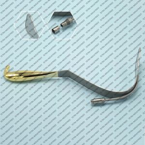 Best Selling Harrington Splanchnic Retractor with Fiber <b>Optic</b> 60mm Blade Lighted Stainless Steel Plastic Surgery <b>instruments</b> CE - Product Image 2